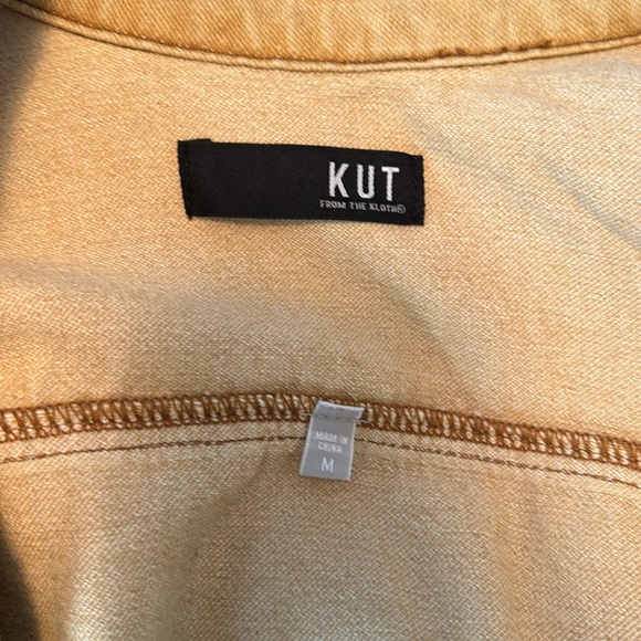 Kut from Kloth mustard denim jacket M - Picture 3 of 3
